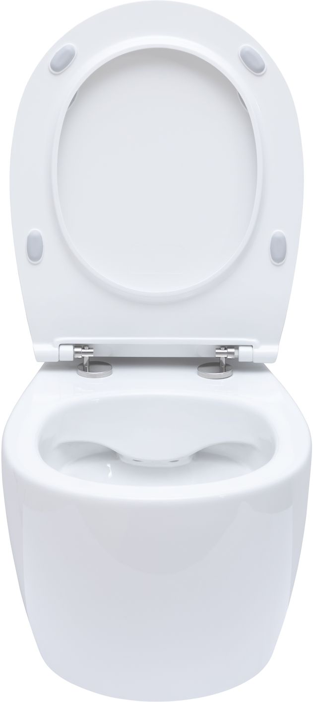 Allen Brau Fantasy Чаша подвесного унитаза 36,3x51 см каскадный смыв, цвет: белый глянцевый 4.11004.20