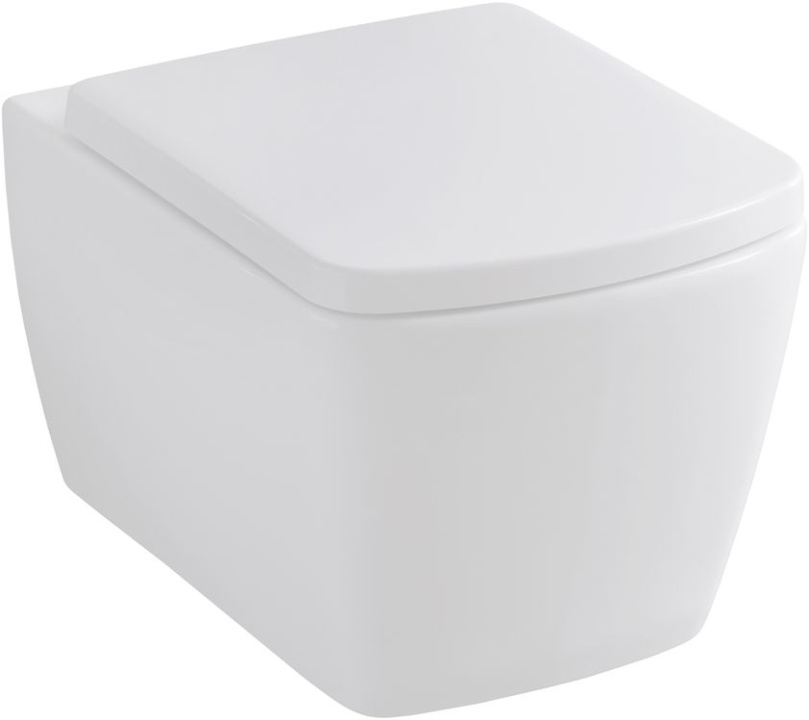 Allen Brau Liberty Чаша подвесного унитаза 36x50 см каскадный смыв, цвет: белый глянцевый 4.33004.20