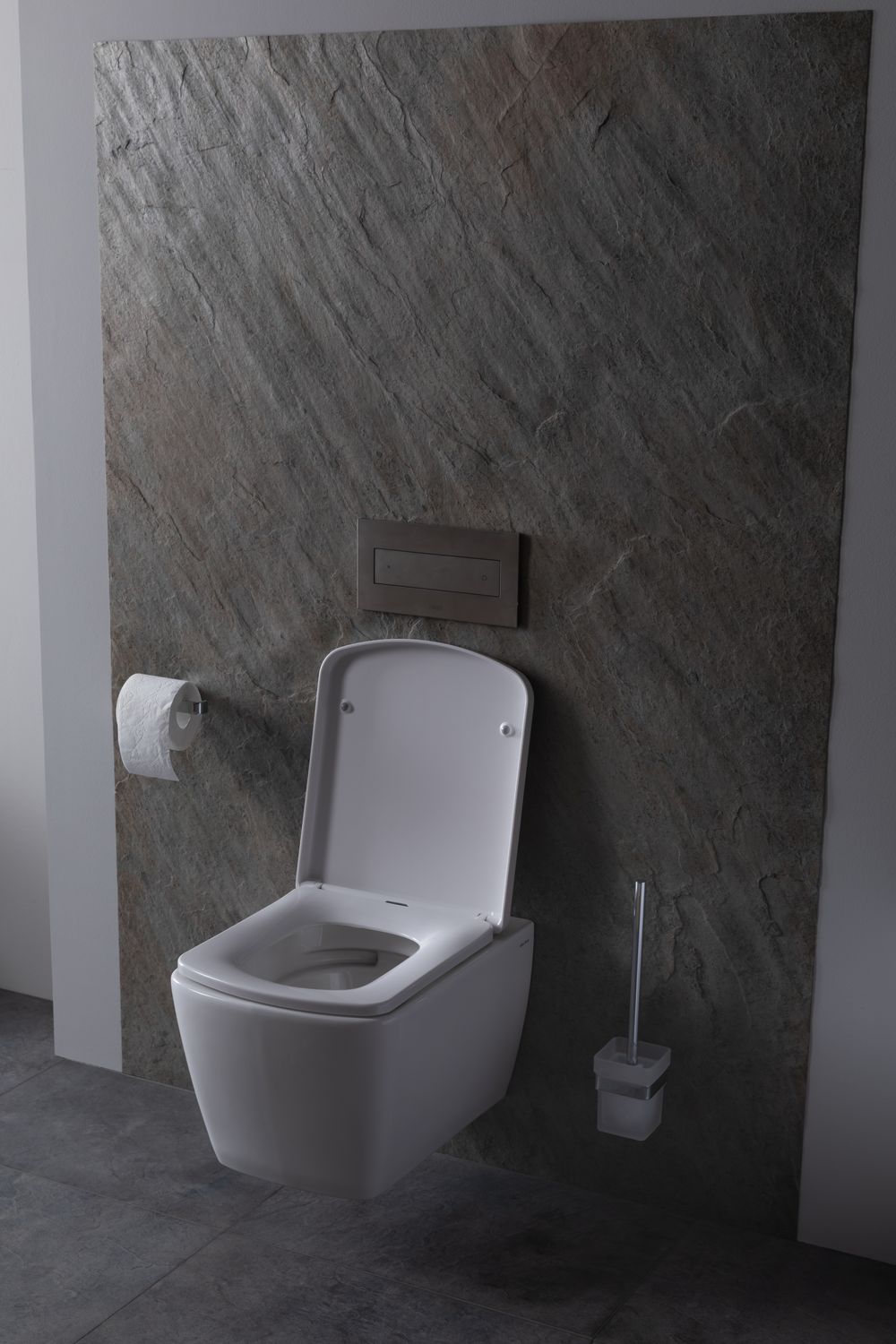 Allen Brau Liberty Чаша подвесного унитаза 36x50 см каскадный смыв, цвет: белый глянцевый 4.33004.20