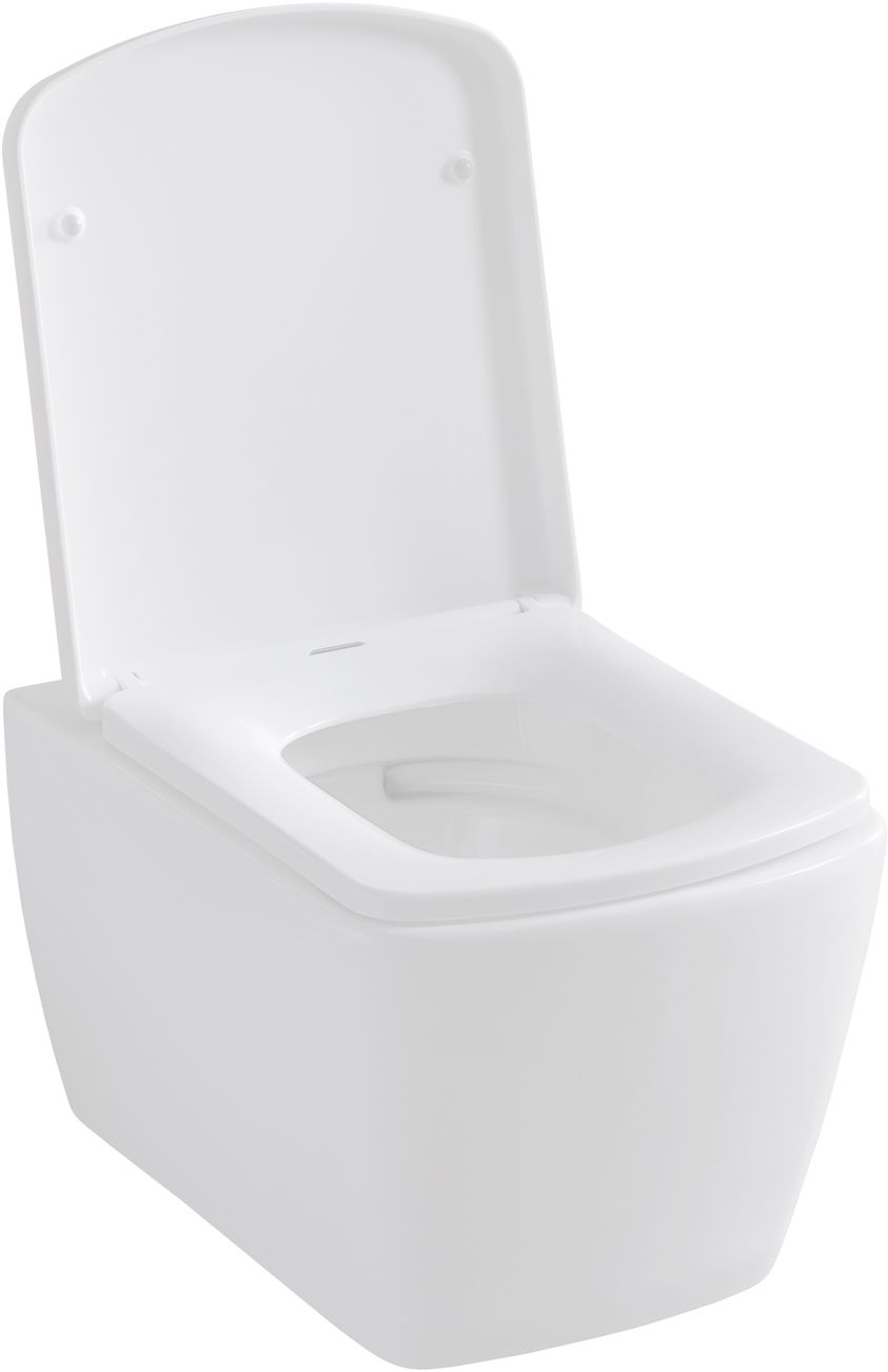 Allen Brau Liberty Чаша подвесного унитаза 36x50 см каскадный смыв, цвет: белый глянцевый 4.33004.20