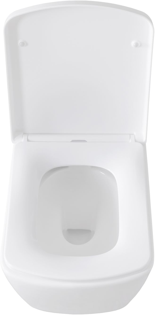 Allen Brau Liberty Чаша подвесного унитаза 36x50 см каскадный смыв, цвет: белый глянцевый 4.33004.20