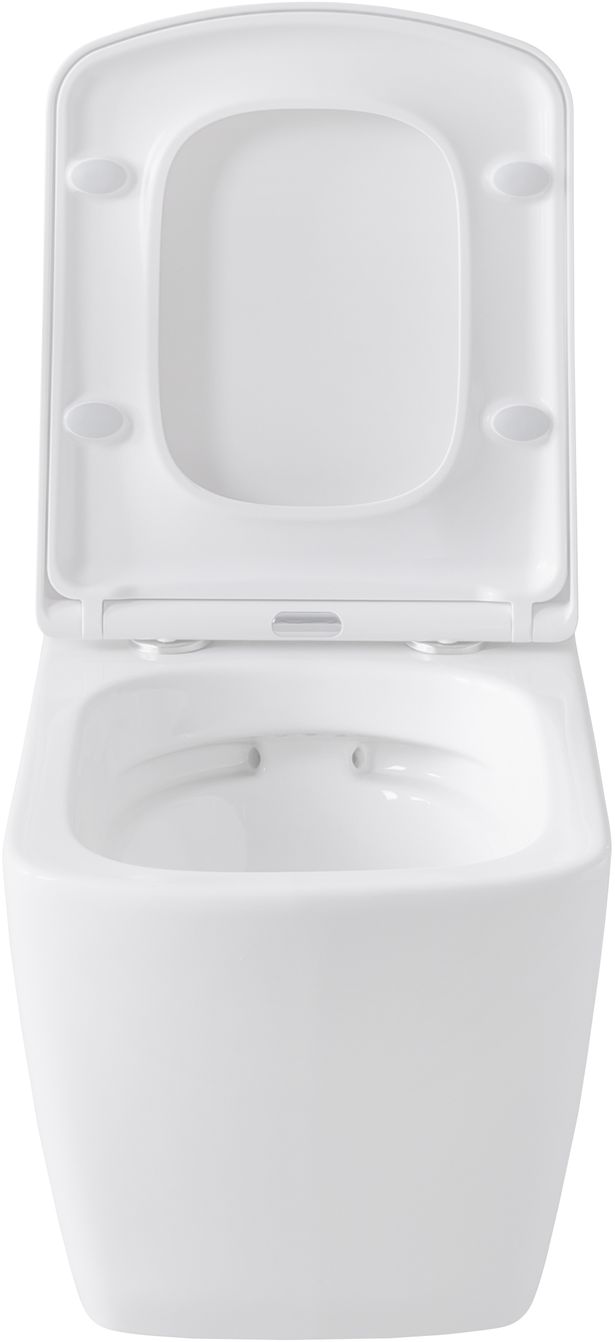 Allen Brau Liberty Чаша подвесного унитаза 36x50 см каскадный смыв, цвет: белый глянцевый 4.33004.20