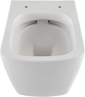 Allen Brau Liberty Чаша подвесного унитаза 36x50 см каскадный смыв, цвет: белый глянцевый 4.33004.20