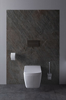 Allen Brau Liberty Чаша подвесного унитаза 36x50 см каскадный смыв, цвет: белый глянцевый 4.33004.20