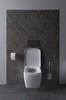 Allen Brau Liberty Чаша подвесного унитаза 36x50 см каскадный смыв, цвет: белый глянцевый 4.33004.20