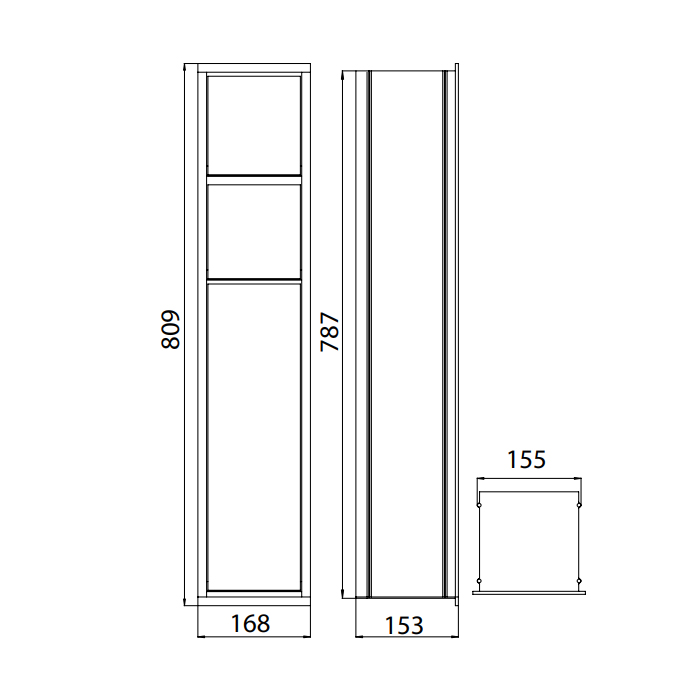 Emco Asis 150 Модуль для унитаза встраиваемый, ершик, алюминий/черный 9750 275 50