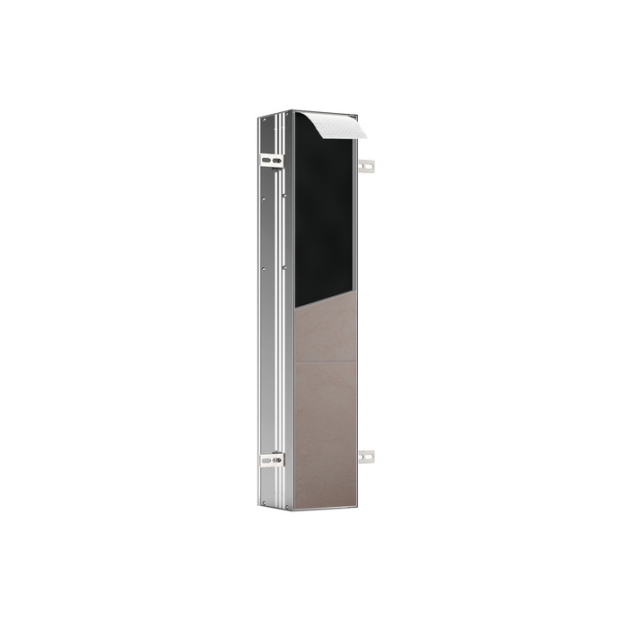 Emco Asis Module 2.0 Встр. модуль для туалета 15,4х15xh80,3 cм, держатель т/б, ёршик 9756 110 11