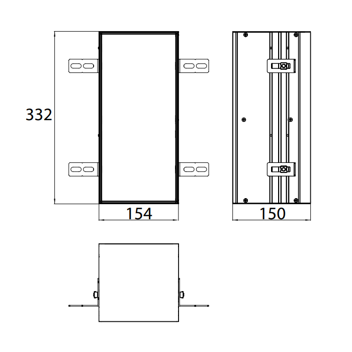 Emco Asis Plus Модуль для унитаза встраиваемый 33,2 cм, под укладку плиткой 9756 110 03
