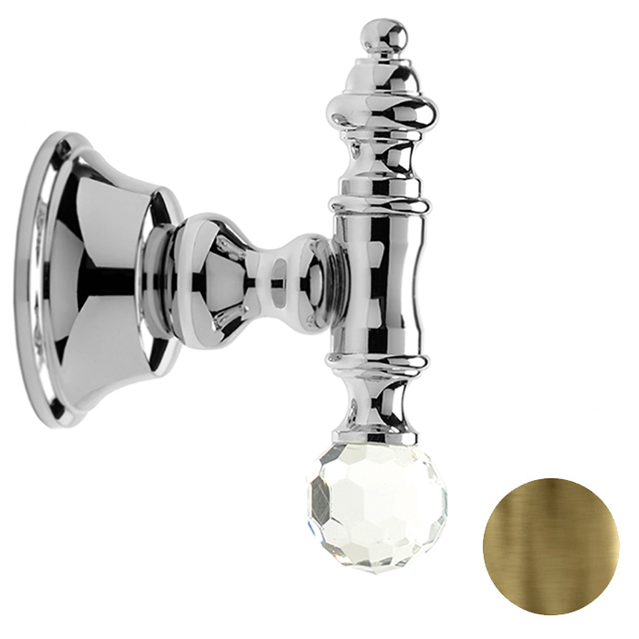 Webert Karenina Крючок для полотенец, цвет: бронза/кристалл Swarovski KA500401065