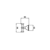 Webert Ottocento Крючок для полотенец, цвет: бронза AM500401065