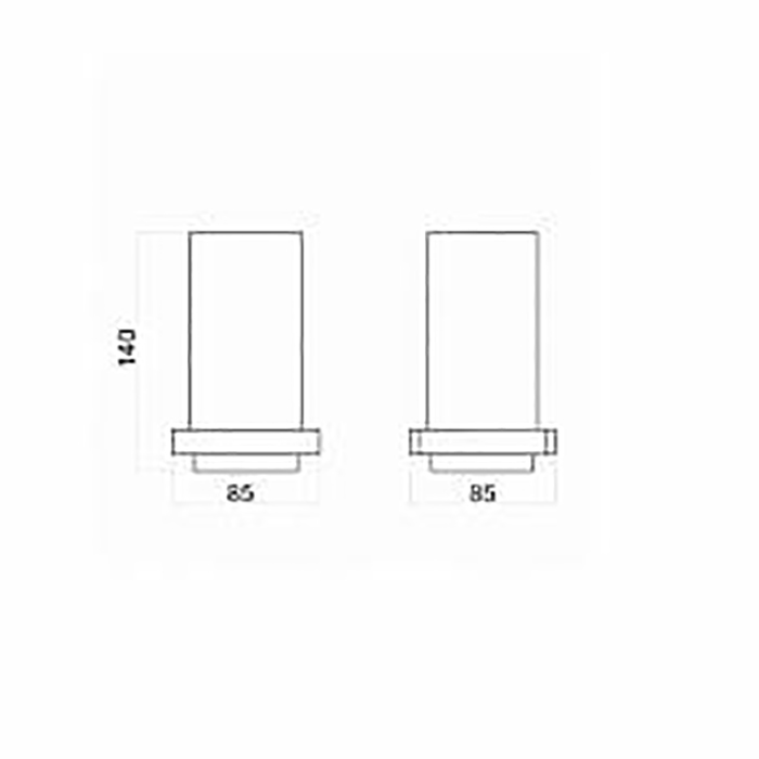 Webert Pegaso Стакан подвесной, цвет: золото PE500301010