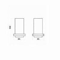 Webert Pegaso Стакан подвесной, цвет: золото PE500301010