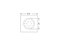 Jorger Rainheaven Боковой душ, цвет: хром 649.13.526.000