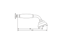 Jorger Rainheaven Ручной душ, цвет: хром 649.13.335.000