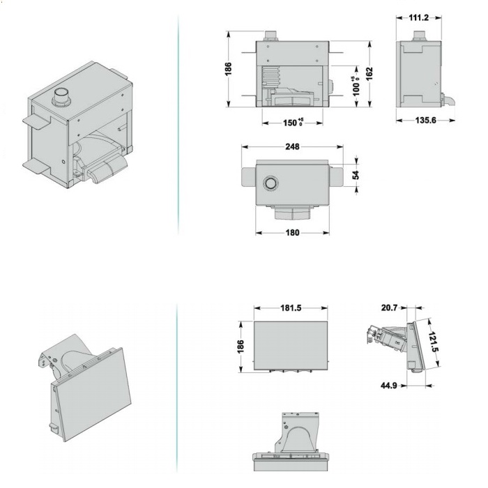 Effegibi Nuvola Smart Power 55 Парогенератор 52х26хh27 см, 5,5 кВт HA 50 52 0004