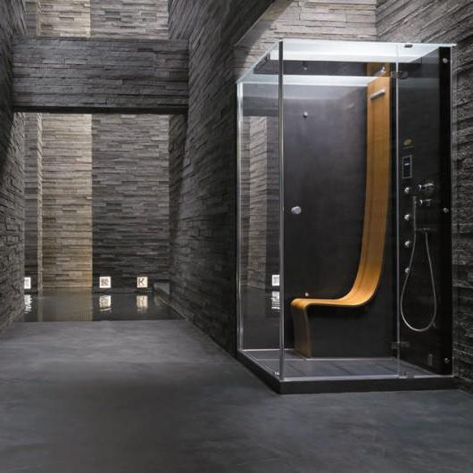 Jacuzzi Omega Душевая кабина, 120х100хh225 см, угловая DX, цвет черный/хром 9547-12219 Dx