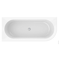 Knief Wall Corner R Ванна из Acrylic угловая 165x75 см, левая, без слива-перелива, цвет: белый 0100-255-R