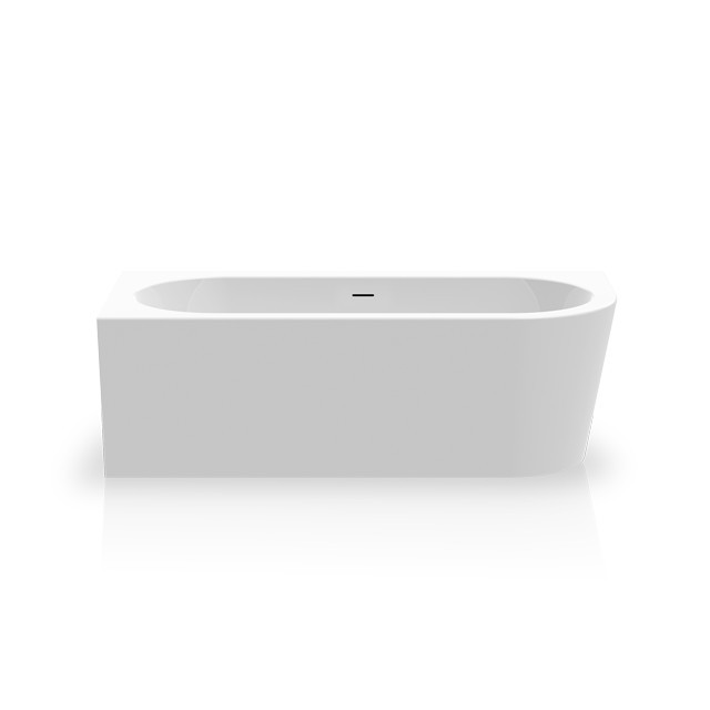 Knief Wall Corner R Ванна из Acrylic угловая 180х80 см, левая, с щельевым переливом, цвет: белый 0100-277-R