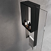 Novellini Kuadra Аксессуары для кабины 90х35 см, цвет черный матовый R90AKFPSPO3590-H