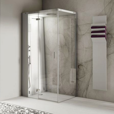 Jacuzzi Cloud 140 Base Душевая кабина, 140x90xh220 см, Sx,  цвет белый/хром 9448-309A Sx