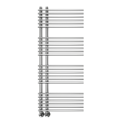 Terminus Астра Полотенцесушитель водяной для гвс 51,6x120h, цвет без покрытия 4670078530509