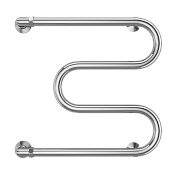 Terminus М-образный 1" Полотенцесушитель водяной для гвс 50x53,2h, цвет без покрытия 4620768881145