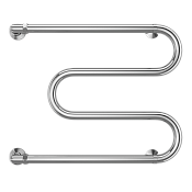 Terminus М-образный 1" Полотенцесушитель водяной для гвс 50x63,2h, цвет без покрытия 4620768881190