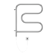 Terminus F-образный Полотенцесушитель электрический 50x60h, цвет без покрытия 4620768883880