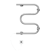 Terminus М-образный Полотенцесушитель электрический 40x52,5h, цвет без покрытия 4620768883903