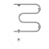 Terminus М-образный Полотенцесушитель электрический 50x52,5h, цвет без покрытия 4620768883910