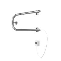 Terminus П-образный Полотенцесушитель электрический 50x22,5h, цвет без покрытия 4620768883934