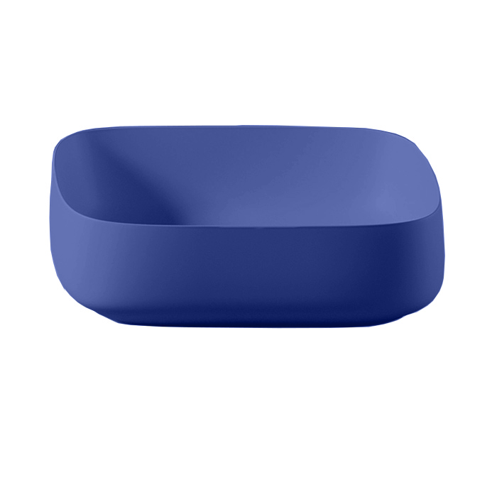 ArtCeram Cognac Раковина чаша 55x35x15,5h см, без перелива, покрытие Saniglaze, цвет: blu zaffiro COL008 16 00