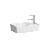 Laufen Kartell Раковина 46х28хh12 см, с 1 отв., под смес., цвет: белый мат. 8.1533.4.757.111.1