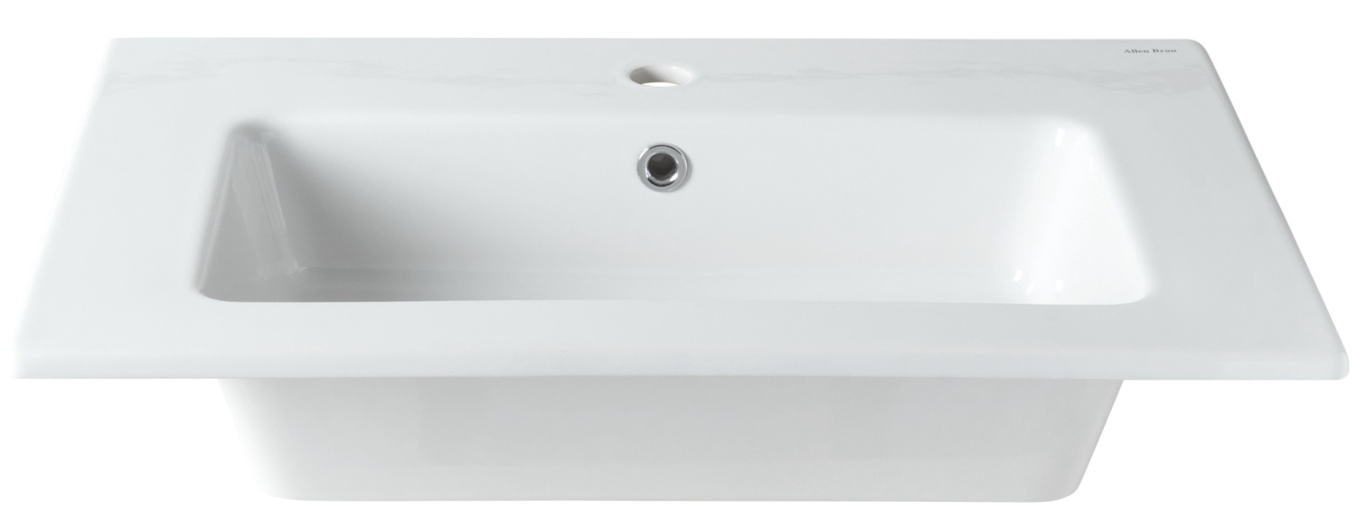 Allen Brau Fantasy Раковина встраиваемая сверху 71,5x46,5x14h см, с переливом, цвет: белый глянцевый 4.11011.20