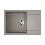 Omoikiri Daisen 78-LB-GR Кухонная мойка Artgranit 78x51 см, цвет: leningrad grey 4993690