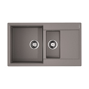 Omoikiri Daisen 86-2-GR Кухонная мойка Artgranit 86x51 см, цвет: leningrad grey 4993475