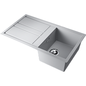 Omoikiri Kitagawa 86-WH Кухонная мойка Artceramic 86x51 см, цвет: белый 4993493