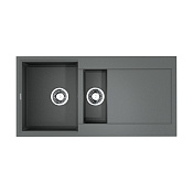 Omoikiri Sakaime 100-2-GR Кухонная мойка Tetogranit 100x50 см, цвет: leningrad grey 4993562