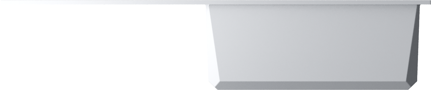 Omoikiri Sakaime 100-WH Кухонная мойка Tetogranit 100x50 см, цвет: белый 4993887