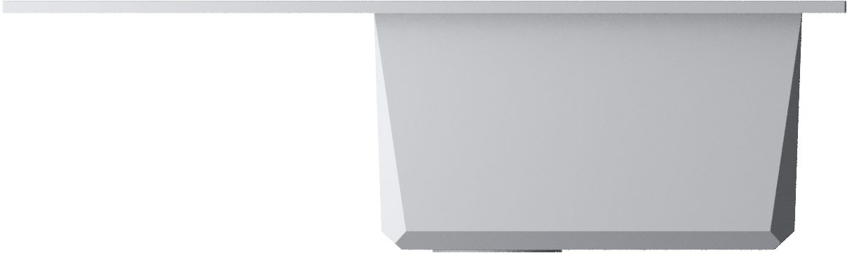 Omoikiri Sakaime 68-WH Кухонная мойка Tetogranit 68x50 см, цвет: белый 4993126