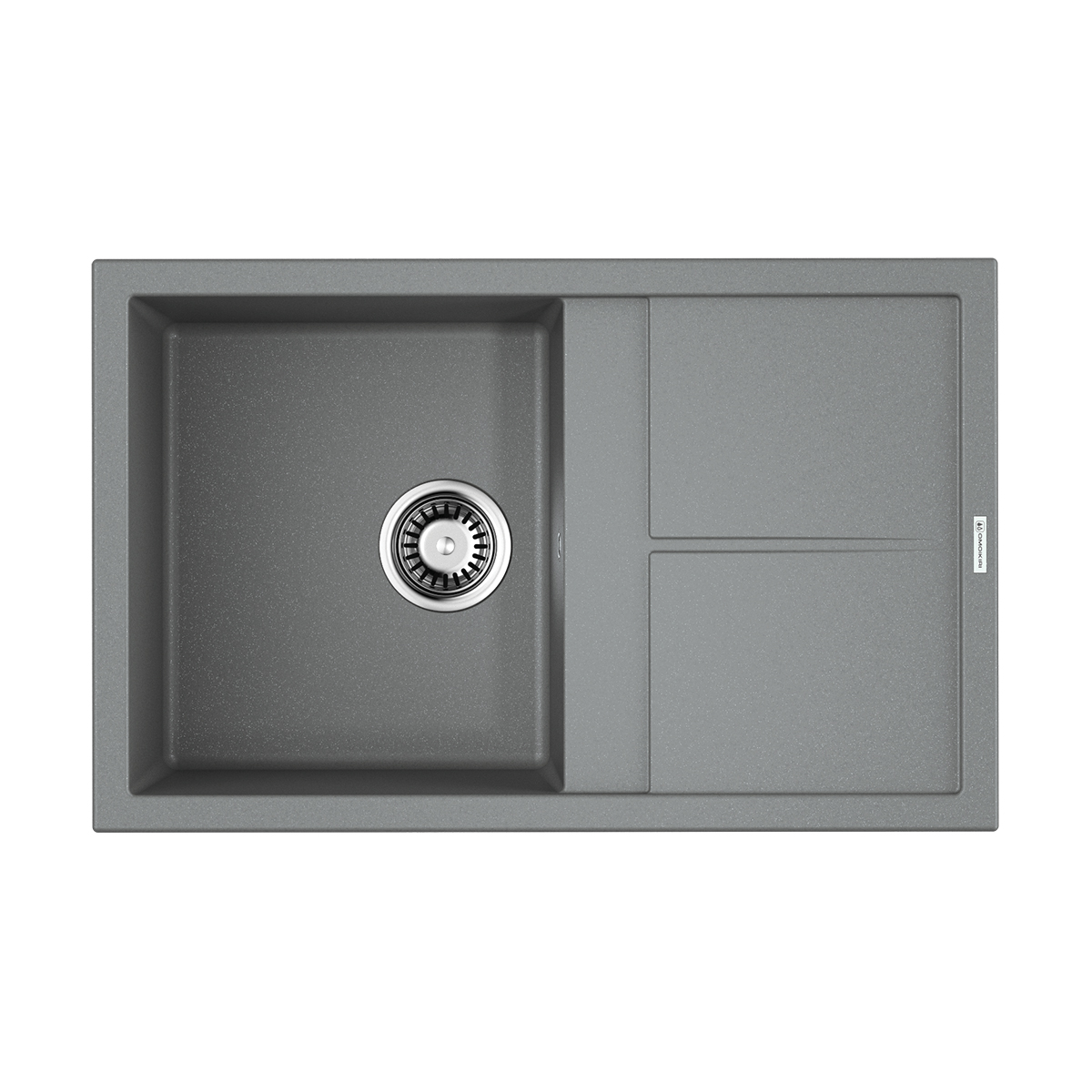 Omoikiri Sumi 79-GR Кухонная мойка Tetogranit 79x50 см, цвет: leningrad grey 4993552