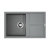 Omoikiri Sumi 79-GR Кухонная мойка Tetogranit 79x50 см, цвет: leningrad grey 4993552