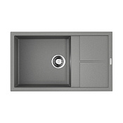 Omoikiri Sumi 86-GR Кухонная мойка Tetogranit 86x50 см, цвет: leningrad grey 4993564