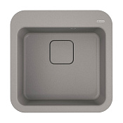 Omoikiri Tasogare 51-GR Кухонная мойка Artgranit 51x51 см, цвет: leningrad grey 4993740