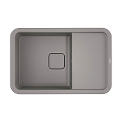 Omoikiri Tasogare 78-GR Кухонная мойка Artgranit 78x51 см, цвет: leningrad grey 4993748