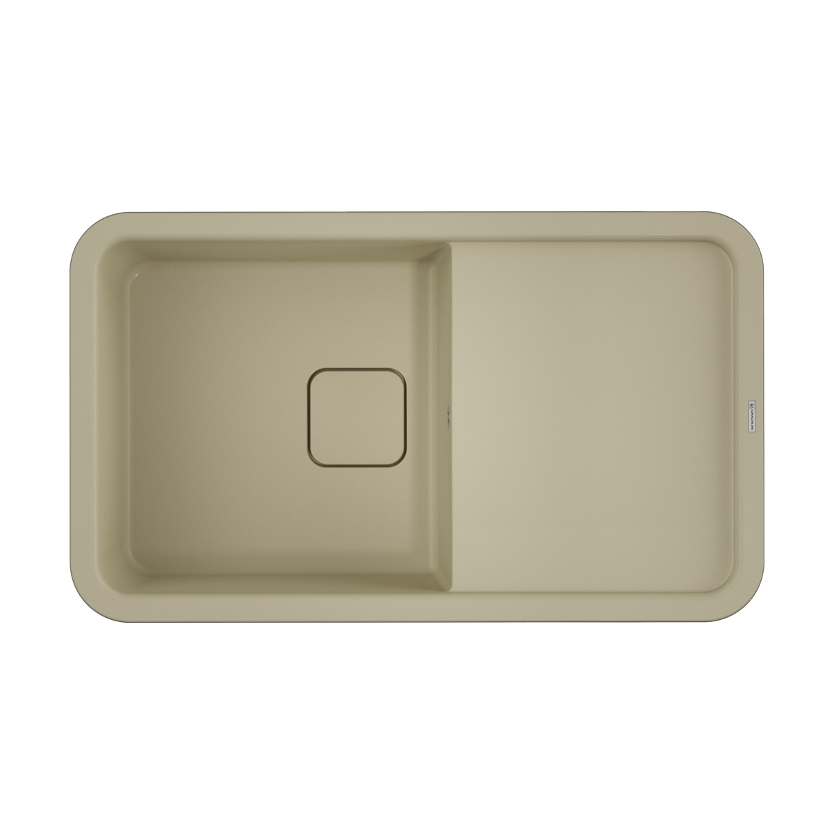 Omoikiri Tasogare 86-BE Кухонная мойка Artgranit 86x51 см, цвет: ваниль 4993455