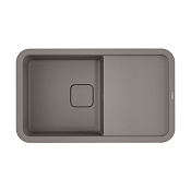 Omoikiri Tasogare 86-GR Кухонная мойка Artgranit 86x51 см, цвет: leningrad grey 4993459