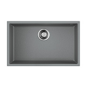 Omoikiri Tedori 66-U-GR Кухонная мойка Tetogranit 66x42 см, цвет: leningrad grey 4993541