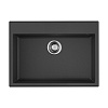 Omoikiri Tedori 68-BL Кухонная мойка Tetogranit 68x50 см, цвет: черный 4993964
