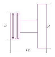 Сунержа Каньон Крючок подвесной, цвет: цинково-желтый 1018-3005-0000